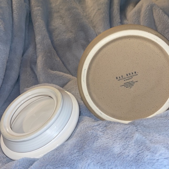 Rae Dunn “Cereal” Ceramic Lg Exposed Clay Cannistr - Picture 3 of 5